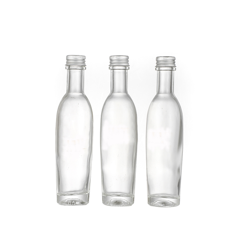 Empty olive oil bottle green square glass bottle Cuican